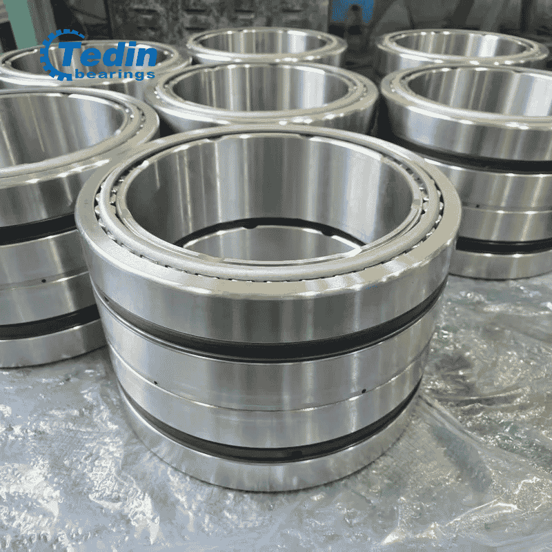 Heavy-duty four row tapered roller bearings designed for maximum radial load capacity.