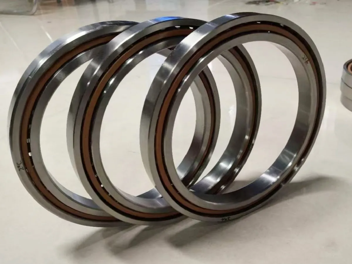 718 series ultra-thin section angular contact ball bearings for robotics aerospace and precision mechanisms