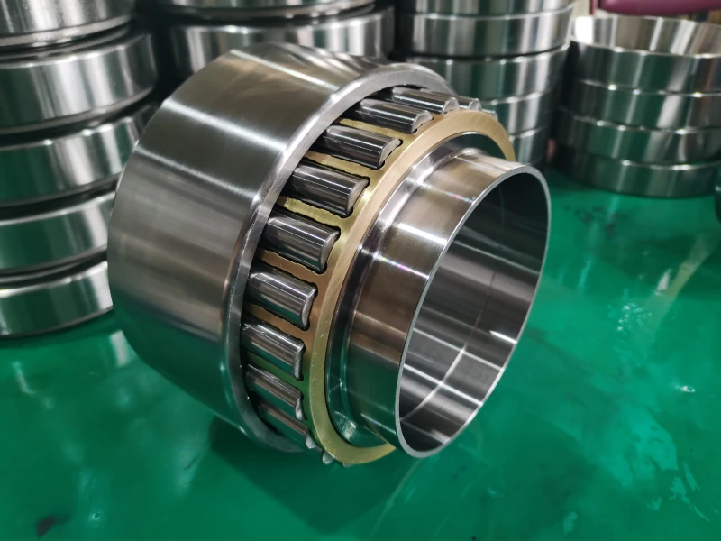 Custom double row cylindrical roller bearing used for rod mills.