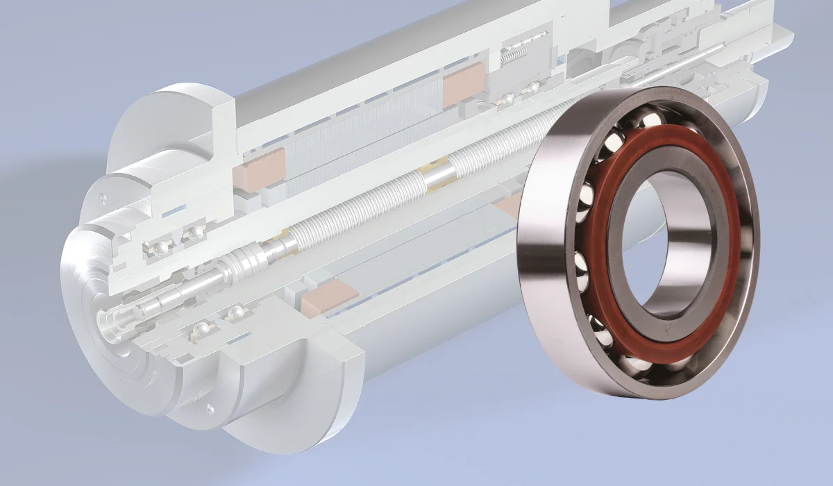 Precision angular contact ball bearings for industrial applications