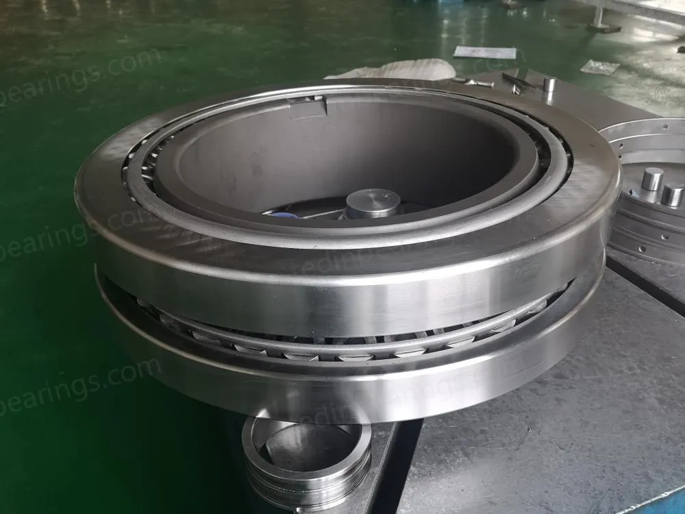 TDI double row tapered roller bearing with double cone and two single cups