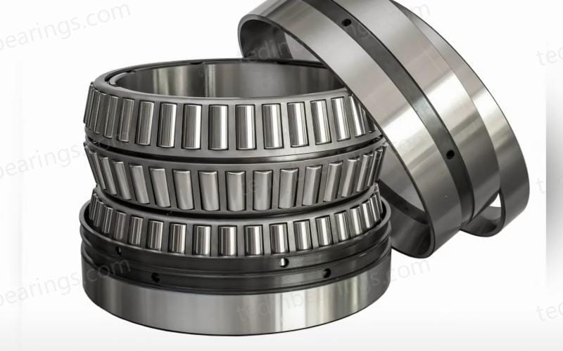 TQO arrangement four row tapered roller bearing structure
