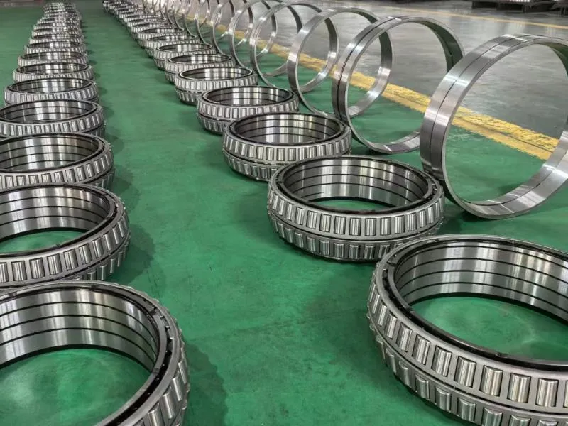 Assembly check for double row tapered roller bearings