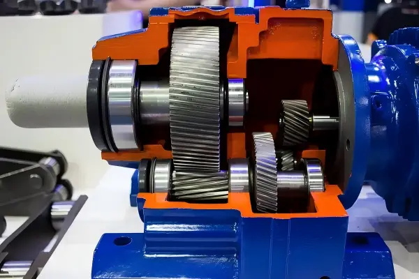 Single row cylindrical roller bearing for gearbox shaft end