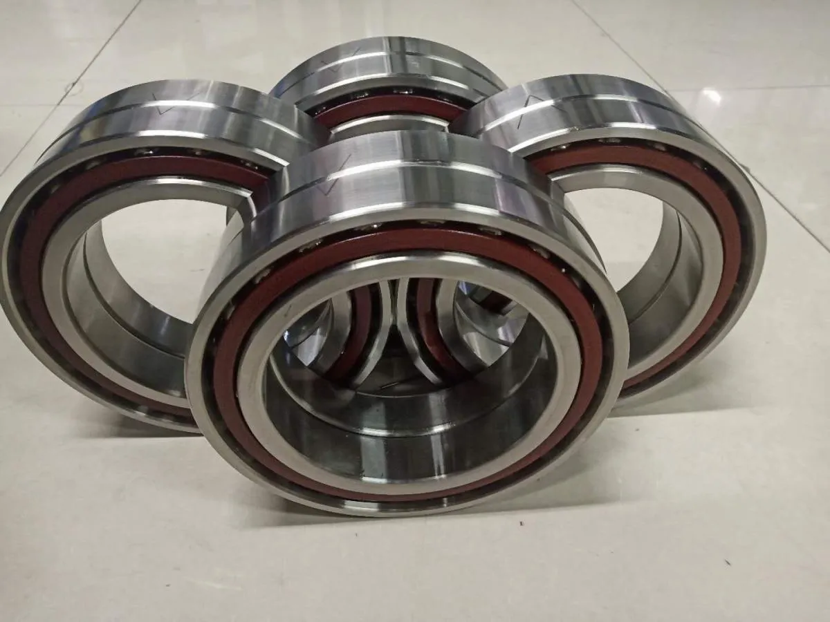 Matched angular contact ball bearing set with controlled preload