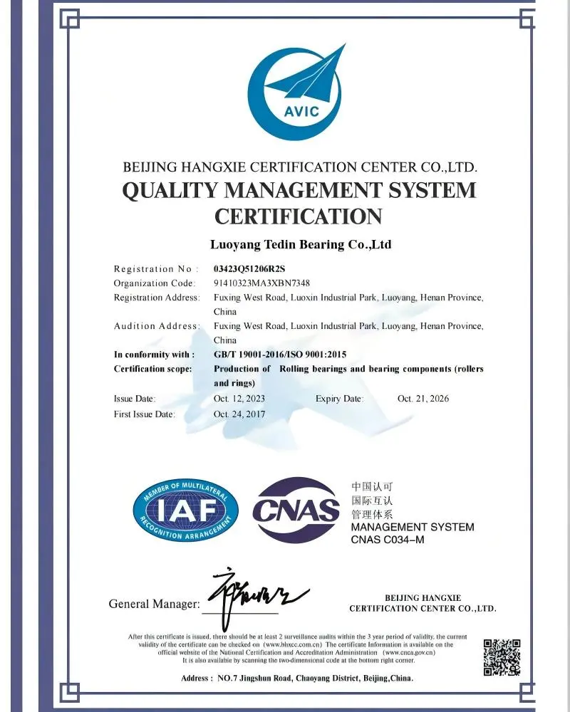ISO 9001:2015 Certificate