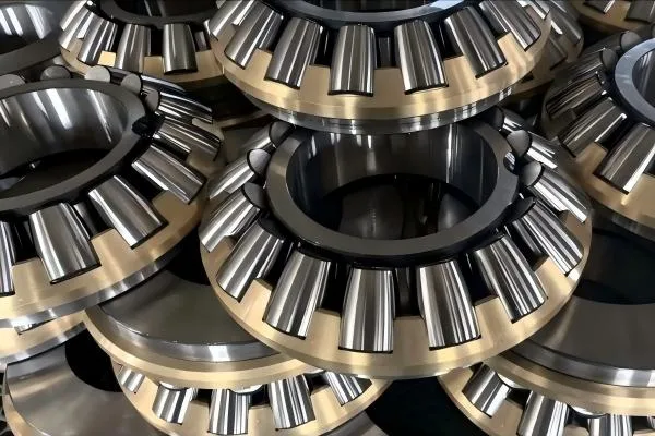 Assembly precision check for thrust roller bearings