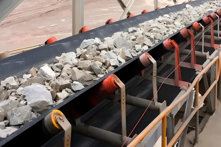Conveyor bearings for mining belt conveyors