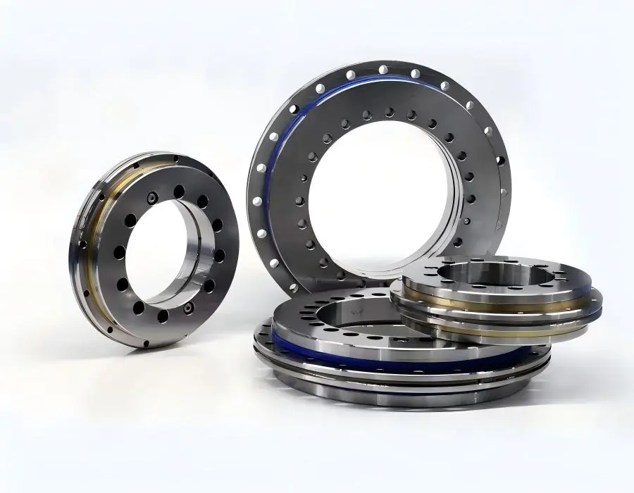 Crossed roller bearings for rotary tables and indexing units