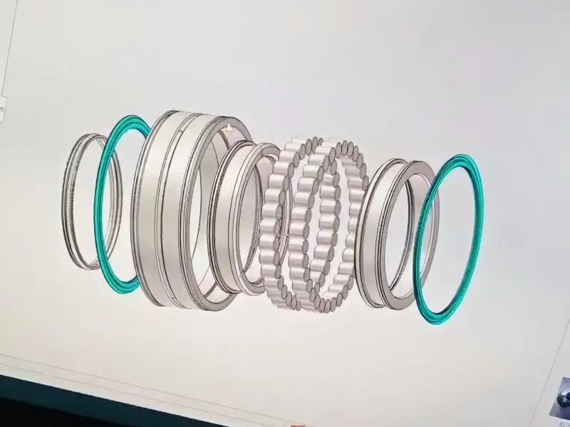 Checking bearing dimensions structure clearance and cage type
