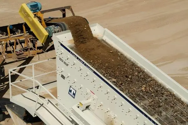Vibrating screen bearings for mining equipment