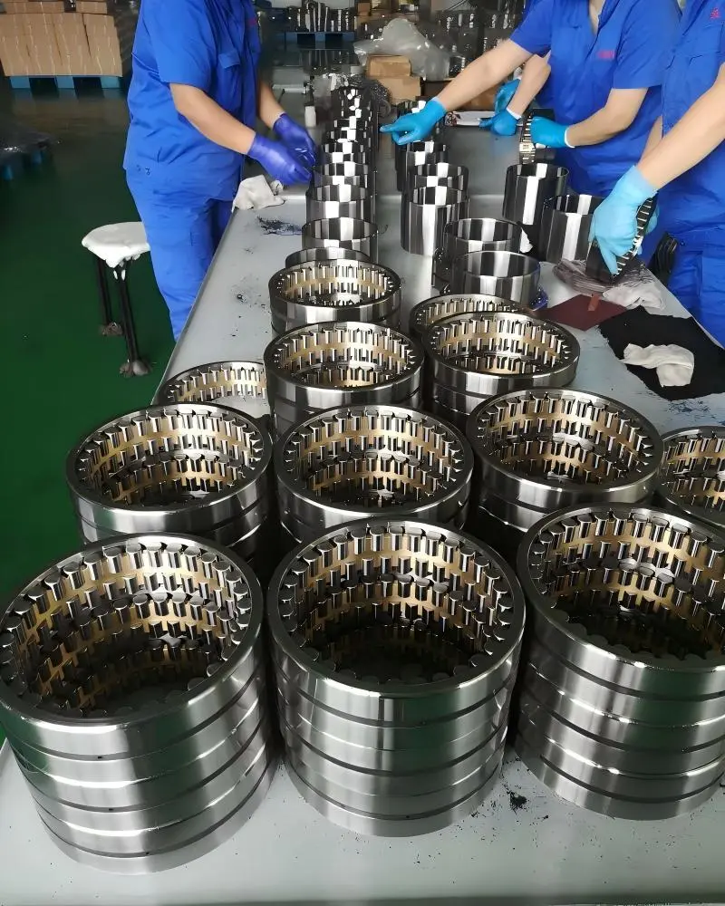 Quality inspection for four row cylindrical roller bearings