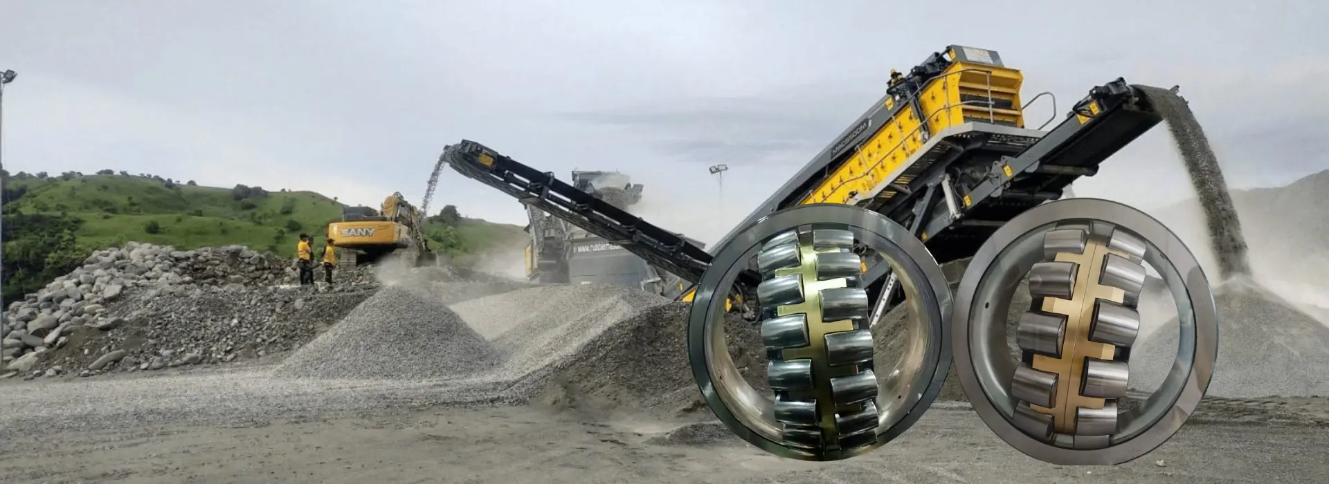 Spherical roller bearings for heavy-duty industrial applications