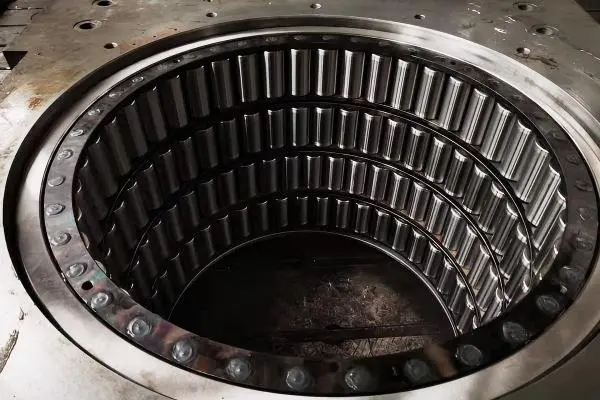 Rolling mill bearing number replacement for steel mill maintenance