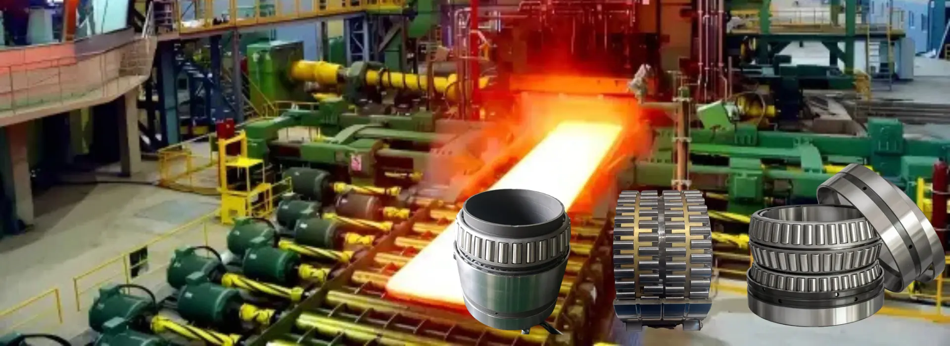 Rolling mill bearings for steel and metallurgy equipment