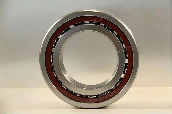 Angular contact ball bearing for precision rotary table support