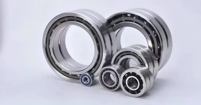 Precision machine tool bearings for a CNC spindle assembly