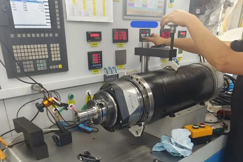Spindle bearing run-in and commissioning after replacement