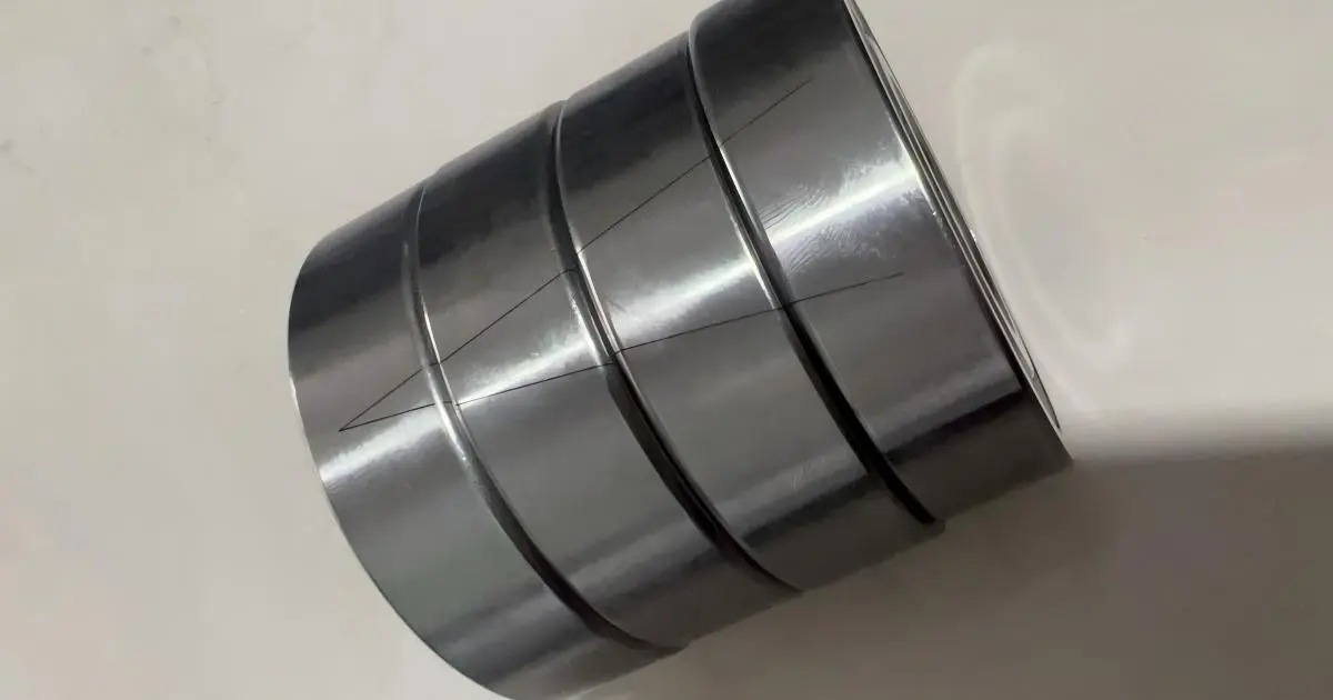 Matched angular contact bearing pair with matching marks
